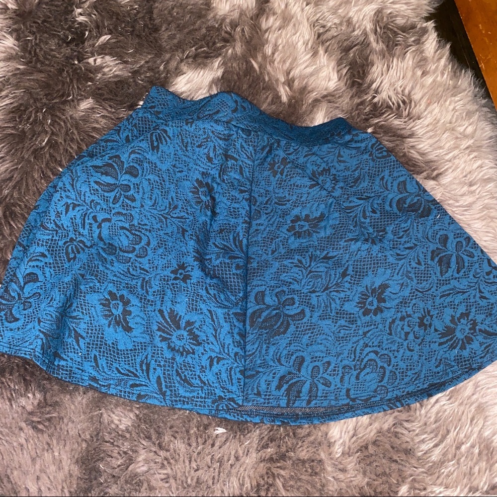Blue skirt